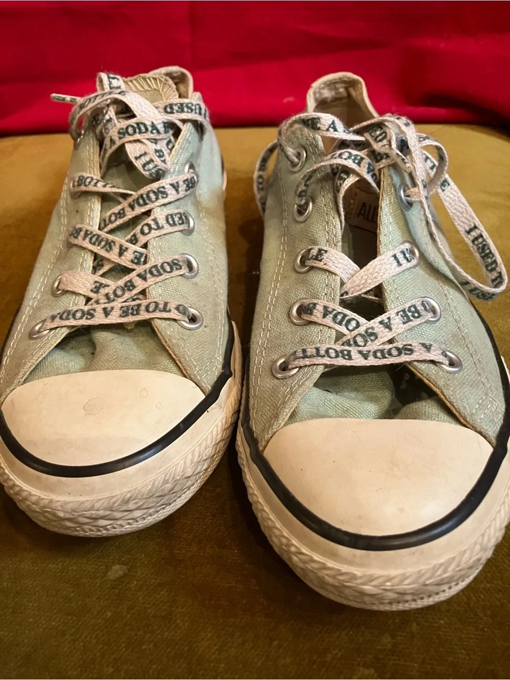 Converse All Star Kids Low-Top Sneakers in Mint Green